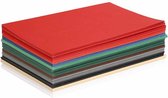 Kerst Karton, A5, 148x210 mm, 180 gr, diverse kleuren, 300 div vellen/ 1 doos