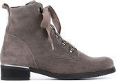 Waldlaufer Vrouwen Suède       Veterboots / Laarzen / Damesschoenen 903821 sue - Taupe - Maat 37.5