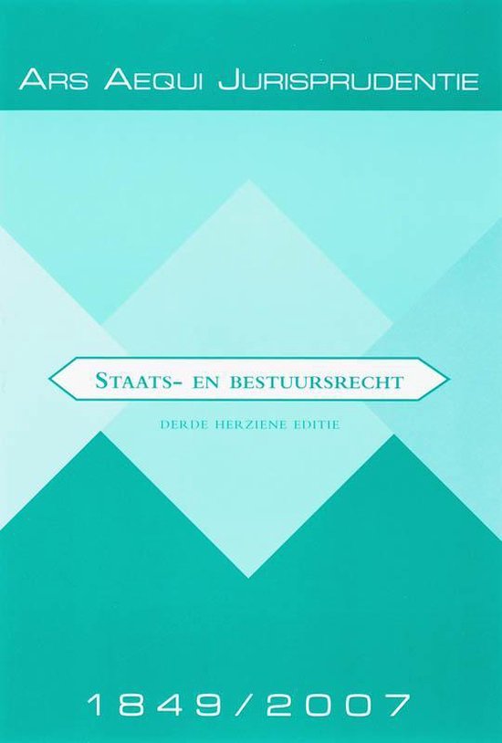 Cover van het boek 'Staats- en bestuursrecht / druk 3'