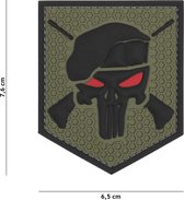 Embleem 3D PVC Commando Punisher Gro