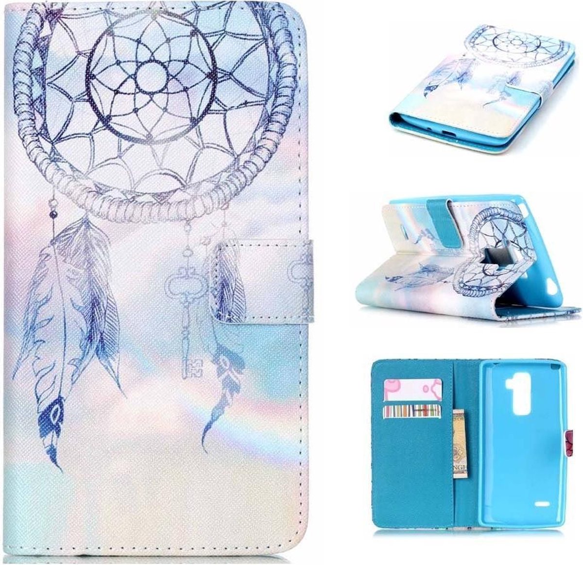 iCarer Dreamcatcher wallet case hoesje Geschikt voor: LG Stylus 2