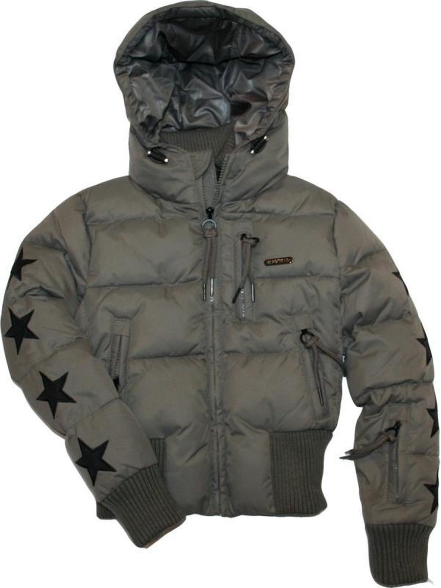 Airforce ski jacket bomber silver sage maat 134 | bol.com