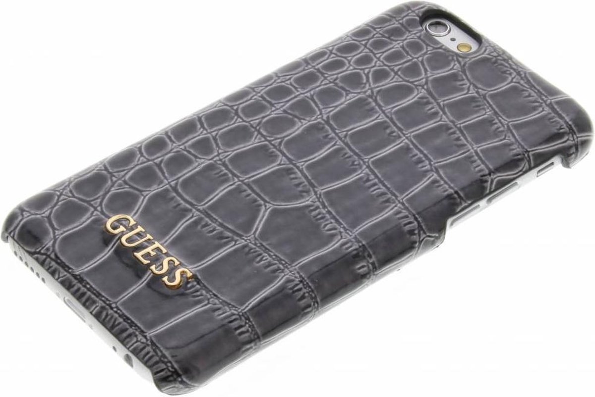 iPhone 6s/6 hoesje - Guess - Donkergrijs - Kunstleer