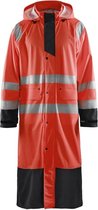 Blåkläder 4325-2000 Regenjas High Vis Fluor Rood/Zwart maat XXXL