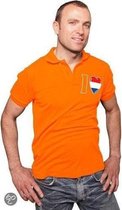 Folat polo I Love Holland heren polyester oranje one-size