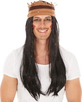 dressforfun - pruik Apache - verkleedkleding kostuum halloween verkleden feestkleding carnavalskleding carnaval feestkledij partykleding - 300724