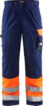 Blaklader Werkbroek High Vis 1584-1860 - High Vis Oranje/Marineblauw - D84