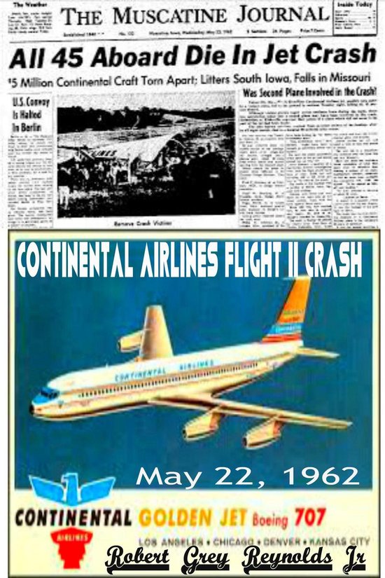 Continental Airlines Flight 11 Crash May 22, 1962 - cover