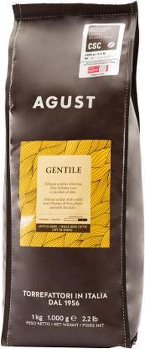 Caffé Agust Gentile 100% Arabica CSC 3 keer 500g