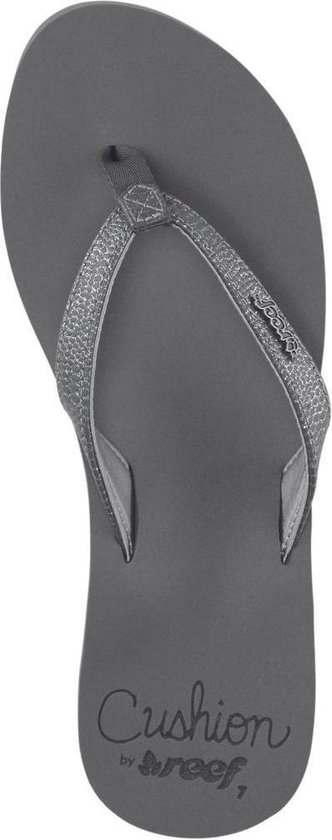Reef star cushion sassy - slippers - vrouwen - grijs/ zilver - 35 | bol.com