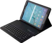 Shop4 - Samsung Galaxy Tab S2 9.7 (2016) - Bluetooth Toetsenbord Hoes Keyboard Cover Grain Zwart