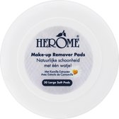 Herome Eye Care Eye & Face Make-Up Remover - Oogreiniging Gezichtsreiniging - Verfrissend Effectieve Reiniging met Kamille-extract - 30 pads