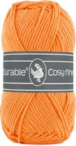 Durable Cosy Fine - acryl en katoen garen - Mandarin, oranje 2197 - 5 bollen