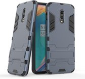 Armor Kickstand Back Cover - OnePlus 7 Hoesje - Blauw