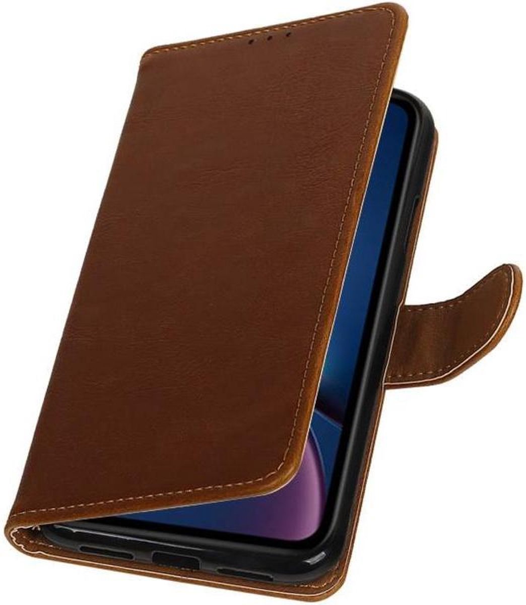 Bestcases Portemonnee Telefoonhoesje iPhone XR - Bruin