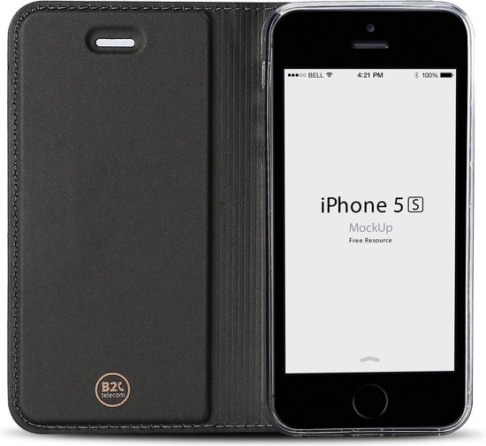 draadloze Armoedig Overtreding Apple iPhone 5| 5s | SE Hoesje Wit met Standaardfunctie | bol.com