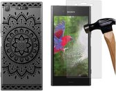 MP Case screenprotector + Tribal back cover voor Sony Xperia XZ1