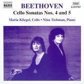 Maria Kliegel & Nina Tichmann - Beethoven: Cello Sonatas Nos. 4 & 5 (CD)