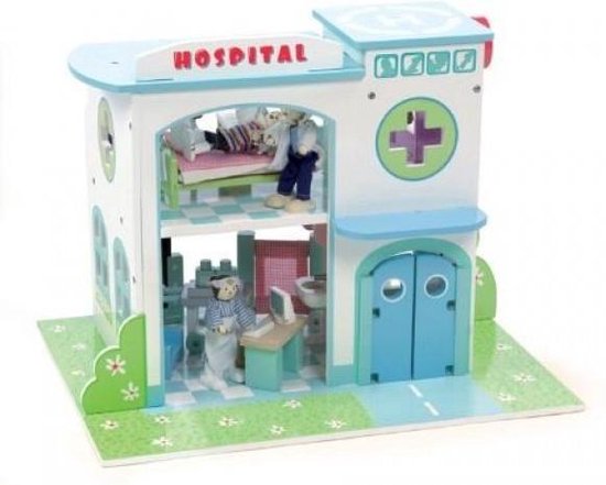 Tram Schilderen Opheldering Le Toy Van Speelset Ziekenhuis - Hout | bol.com