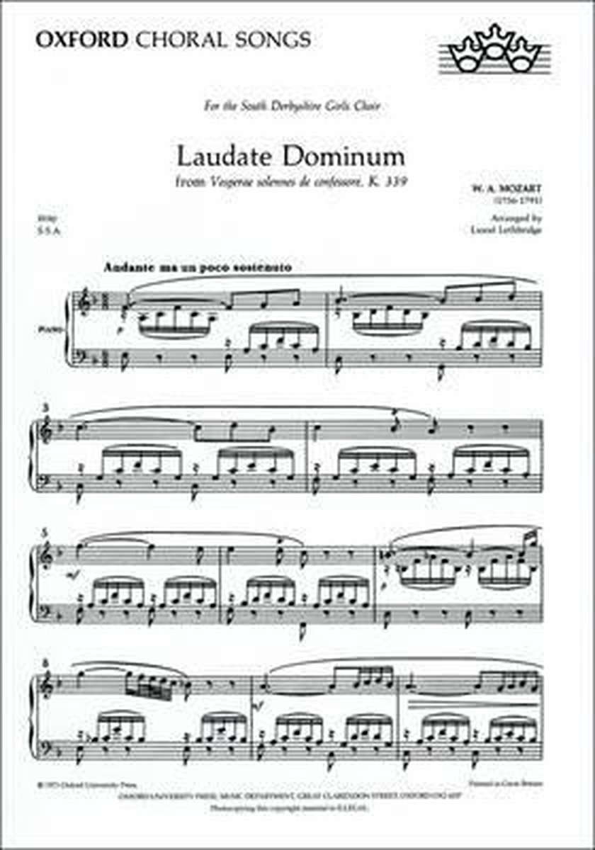 Laudate Dominum - Mozart