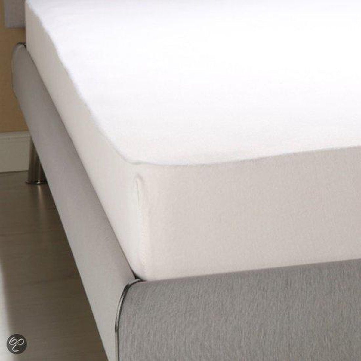 Homéé® pure'cotton Hoeslaken Jersey stretch 100% Katoen - wit - Lits-jumeaux XL (tot 30cm) 160/180x200/220 +30cm
