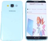 Samsung Galaxy J5 (2015) , 0.35mm Ultra Thin Matte Soft Back Skin case Transparant Mint Groen Green