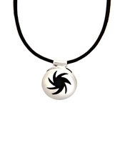 symboolketting Energie - leren ketting