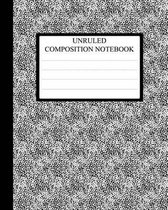 Unruled Composition Notebook