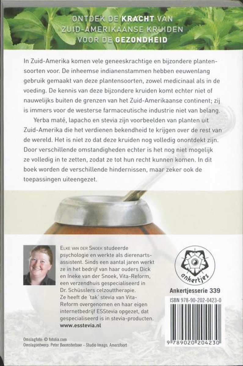 Yerba maté, lapacho en stevia - back cover