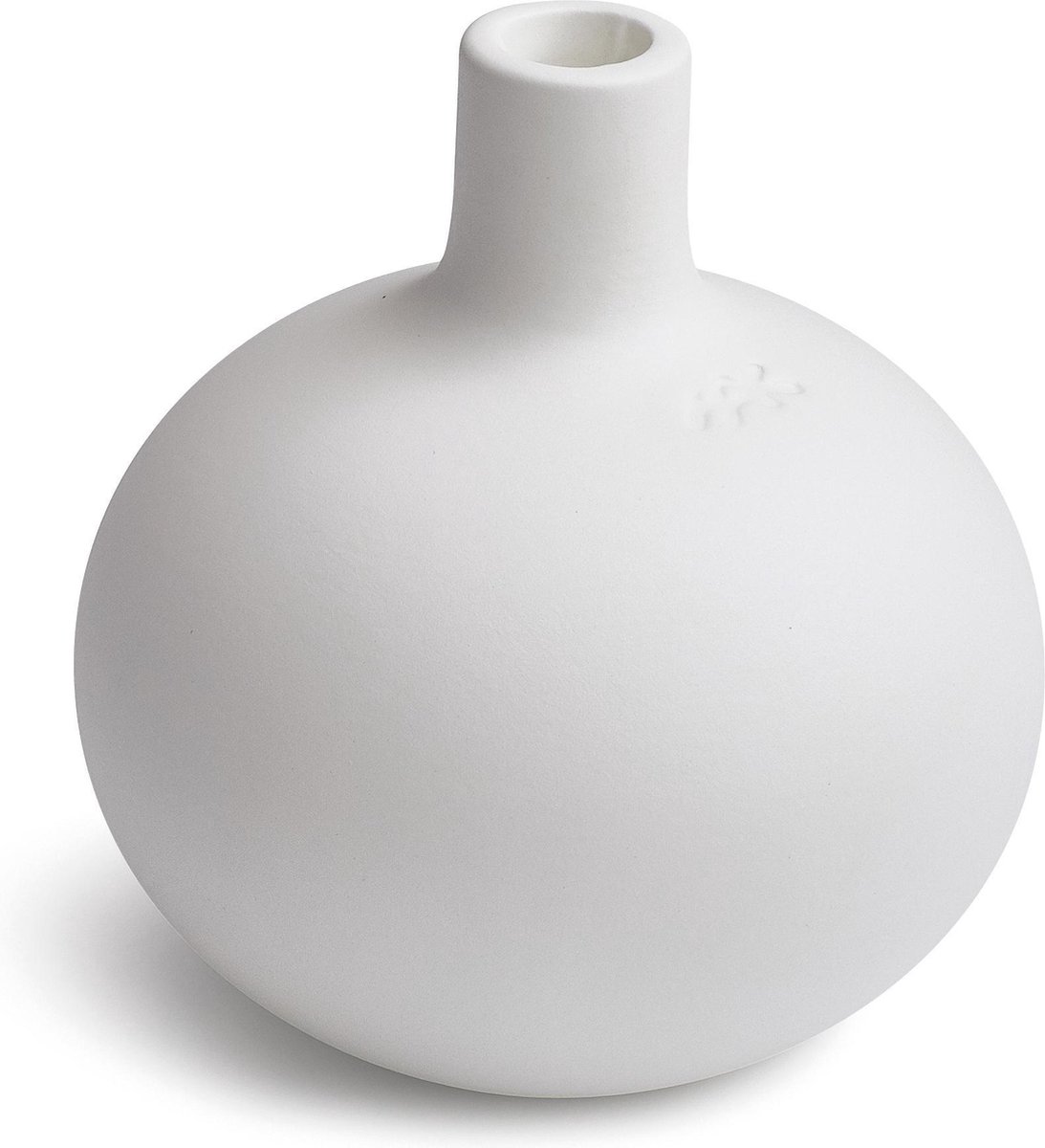 KD 161617 Wit Globo Kandelaar 16,5 cm