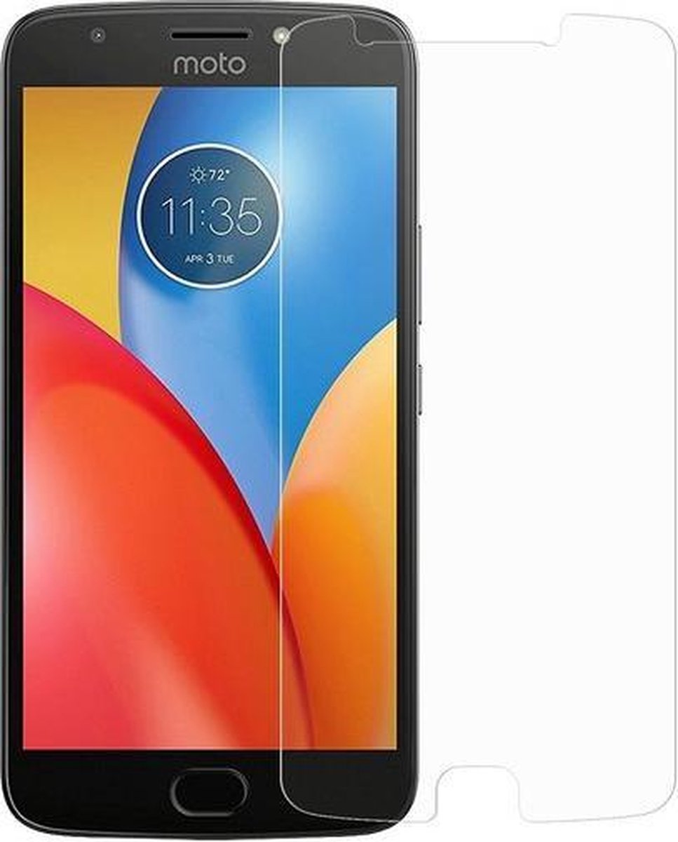 Tempered bescherm glass / Glazen screenprotector voor Motorola Moto E4 Plus