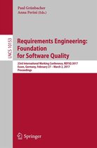 Lecture Notes in Computer Science 10153 - Requirements Engineering: Foundation for Software Quality
