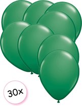 Ballonnen Groen 30 stuks 27 cm