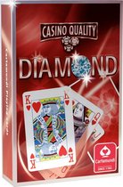 Bridge Diamond Speelkaarten - Engelse voorkanten -  Blauw / Rood - Casino Kwaliteit