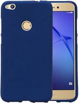 Sand Look TPU Backcover Case Hoesje voor Huawei P8 Lite 2017 Blauw