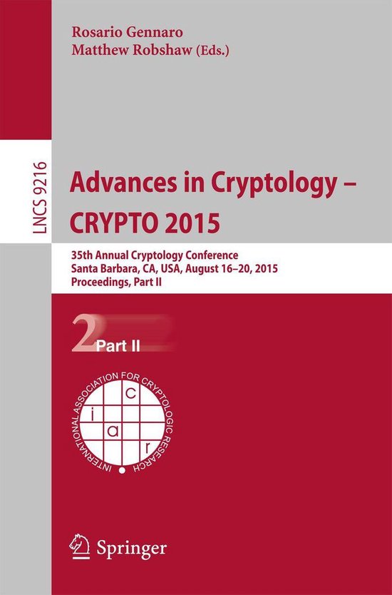 Springer Nature Proceedings Computer Science 2 - Advances in ... - cover