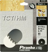 Piranha Cirkelzaagblad TCT/HM, 170x16mm 40 tanden X13125