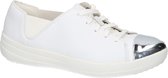 FitFlop - F-Sporty Mirror-Toe Sneakers - Sneaker laag gekleed - Dames - Maat 37 - Wit - I73-194 -Urban White Leather