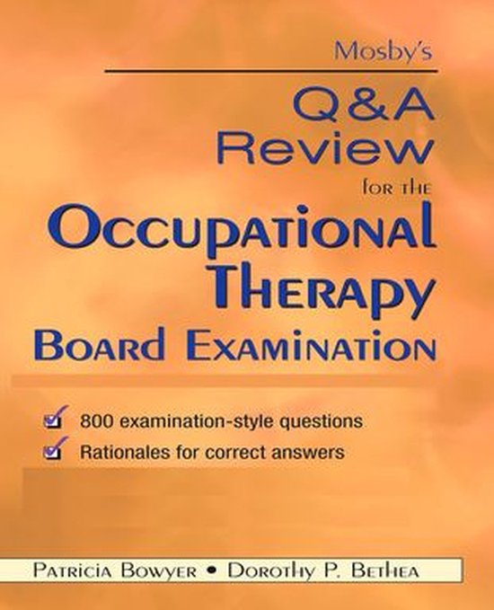 Mosby's Q & A Review for the Occupational Therapy Board Exam ... - cover