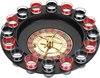 Afbeelding van het spelletje 19-Delig roulette drinkspel - met 16 shots glazen - Ø30cm diameter