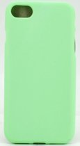 2in1 Combi Set Hoesje en 1x Tempered Glass voor Apple iPhone 7 Plus / iPhone 8 Plus - Back Cover - TPU - Groen