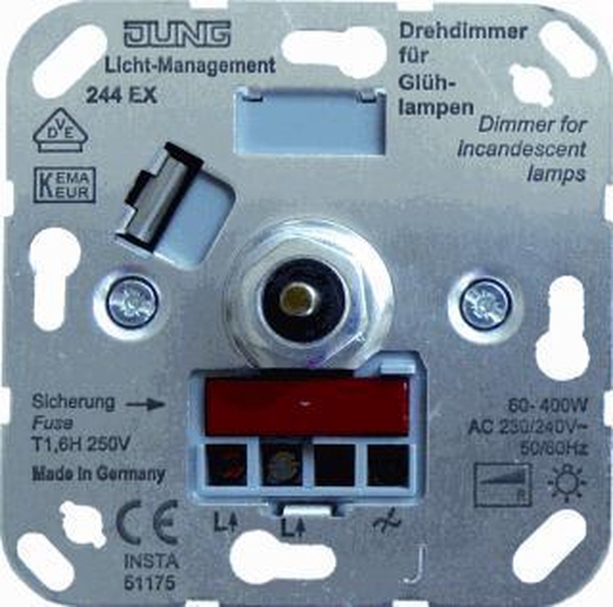 JUNG DIMMER 60400W KEMA BASIS