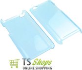 Apple iPod touch 4th Crystal hard Case Transparant Licht Blauw
