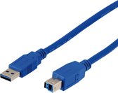 Scanpart USB adapter kabel 1.8 meter - USB A naar USB B - USB 3.0