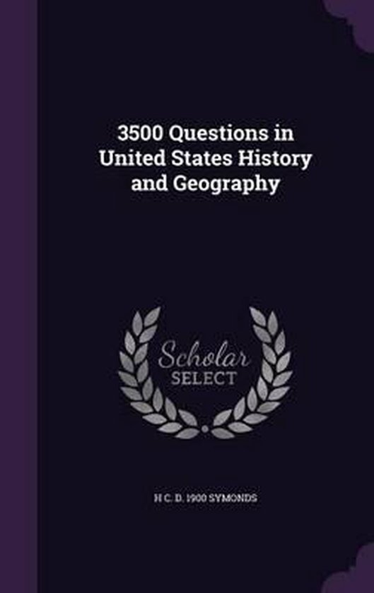 3500 Questions in United States History and Geography - cover