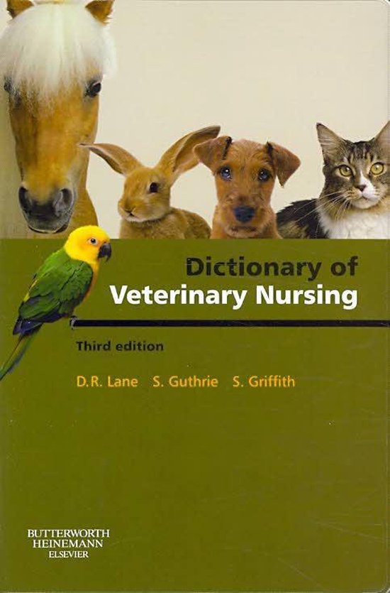 Dictionary of Veterinary Nursing - cover