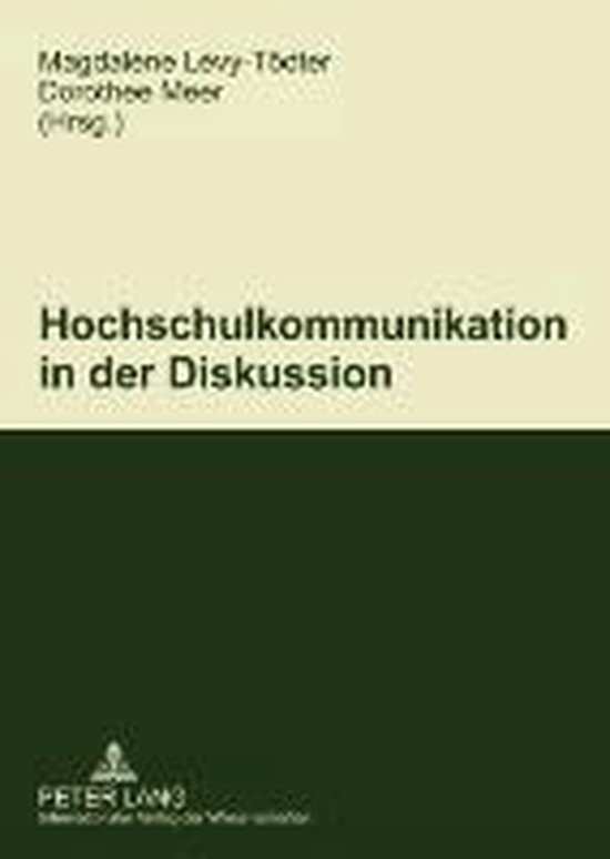 Hochschulkommunikation in der Diskussion - cover