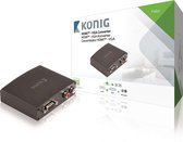 HDMI Converter HDMI Input - VGA Female + 2x RCA Female