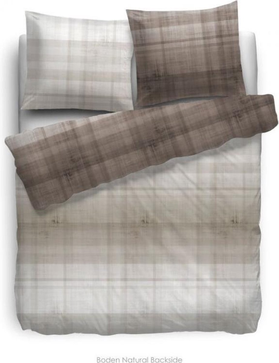 HNL Touch Dekbedovertrek Boden - Litsjumeaux XL - 260x200/220 cm - Naturel