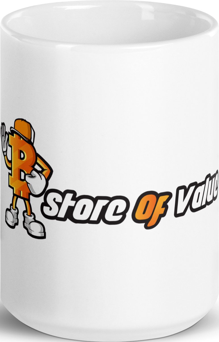 Store of Value Bitcoin Koffie & Thee Mok 443 ml |Bitcoin cadeau| Crypto cadeau| Bitcoin Beker| Bitcoin Kop| Bitcoin Merch| Crypto Merch| Crypto Beker| Crypto Kop| Crypto Mok